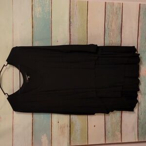 Chelsea Studios Black Tiered Top